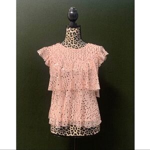 NWT Pink Sequin Lauren Conrad Blouse